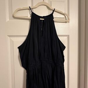 Old Navy Navy Pleated Halter